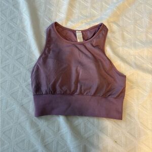 Lululemon Mauve Ribbed Tank Top/ Sports Bra